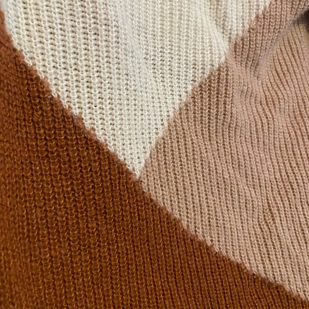 A three colored sweater